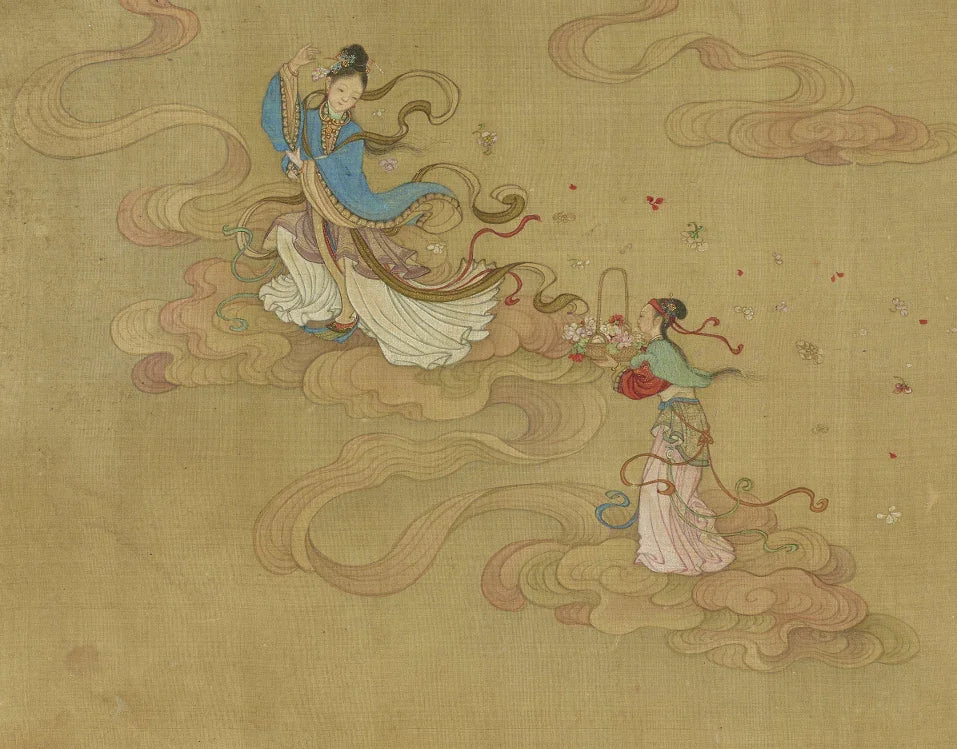 Album of Immortals. Twelve leaves. Qing dynasty. Painted in color on silk (38x42 cm). Collection of the British Museum-PDF - SL Book Store