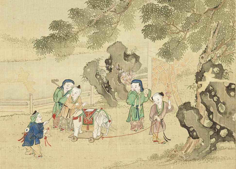 Greeting Universe Album. Twelve leaves (20.5x27.5 cm) on silk, colored. Collection of the Taipei Palace Museum-PDF - SL Book Store