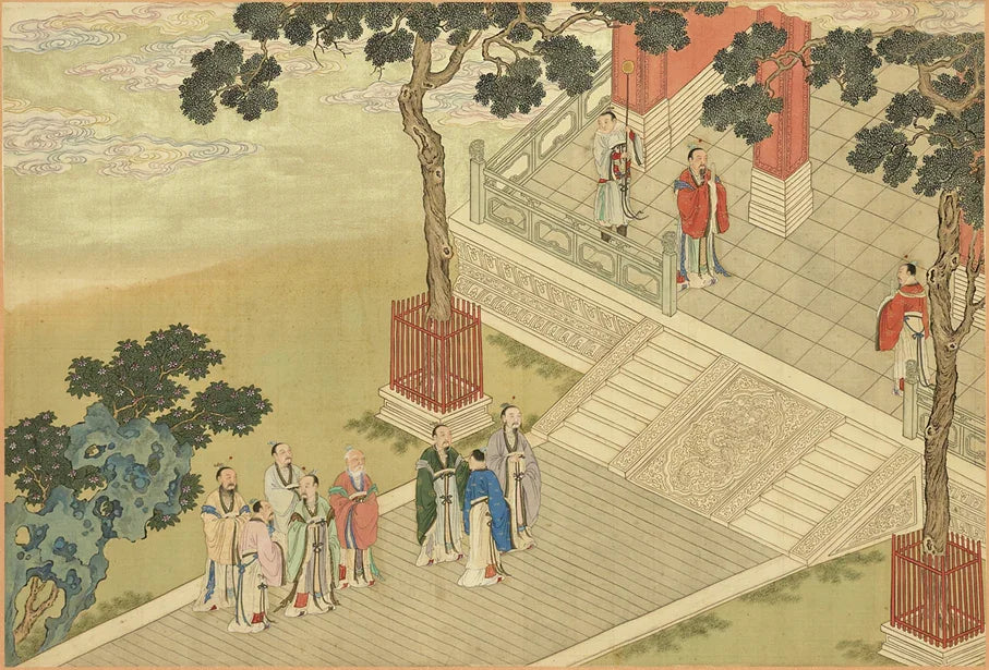 Eternal Youth Scroll. Fourteen sheets. Silk, colored (39x57.5 cm). Collection of the Taipei Palace Museum-PDF - SL Book Store