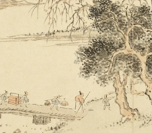 New Year's Eve Celebration Scroll. Eight-fold. Qing Dynasty. Painted by Dong Gao. Ink and color on paper (23.9x25.4 cm). Twenty-first year of the Qianlong reign. Collection of the Taipei Palace Museum-PDF - SL Book Store