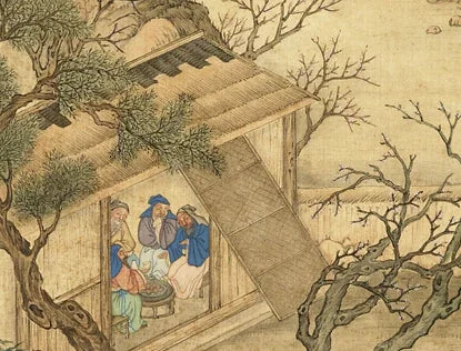Manual of Twelve Months from the Yin Feng Collection, Thirty-Six Leaves (including details). Qing Dynasty. Inscription by Zhang Shicheng. Silk, colored (36.4x33.3 cm). Collection of the Taipei Palace Museum-PDF - SL Book Store