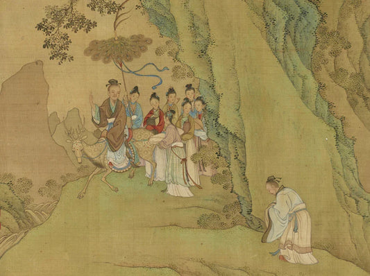 Album of Immortals. Twelve leaves. Qing dynasty. Painted in color on silk (38x42 cm). Collection of the British Museum-PDF - SL Book Store
